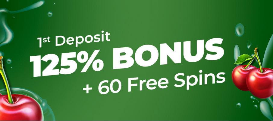 125% Bonus + 60 Free Spins