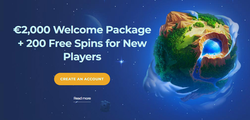 $2000 & 200 Free Spins!