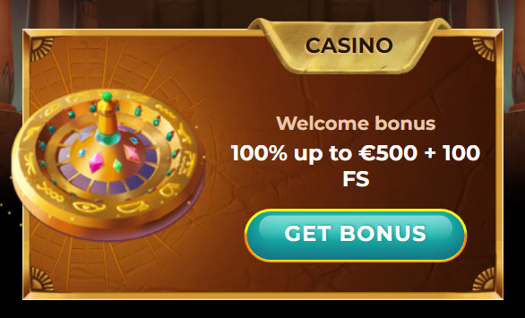 100% up to €500 + 100 FS