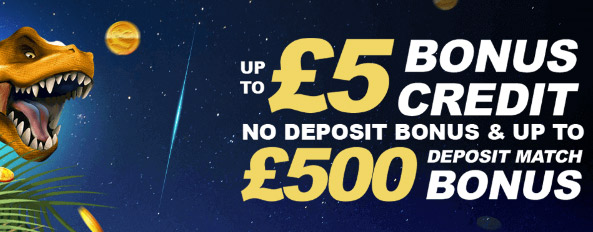 £500 + £5 No Deposit