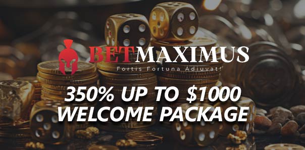 350% up to $1000 Welcome Package