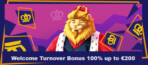 Turnover Bonus 100% up to €200