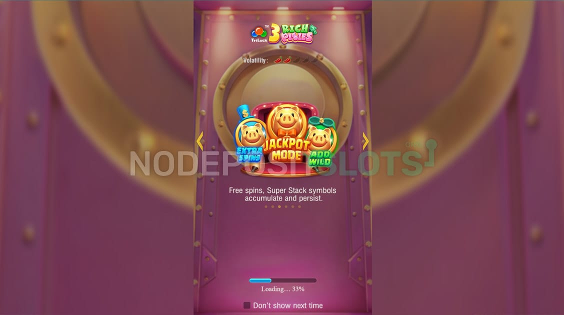 3 Rich Piggies play slot