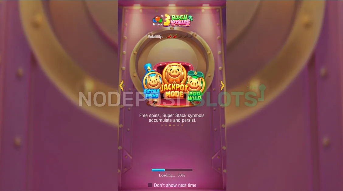 3 Rich Piggies play slot