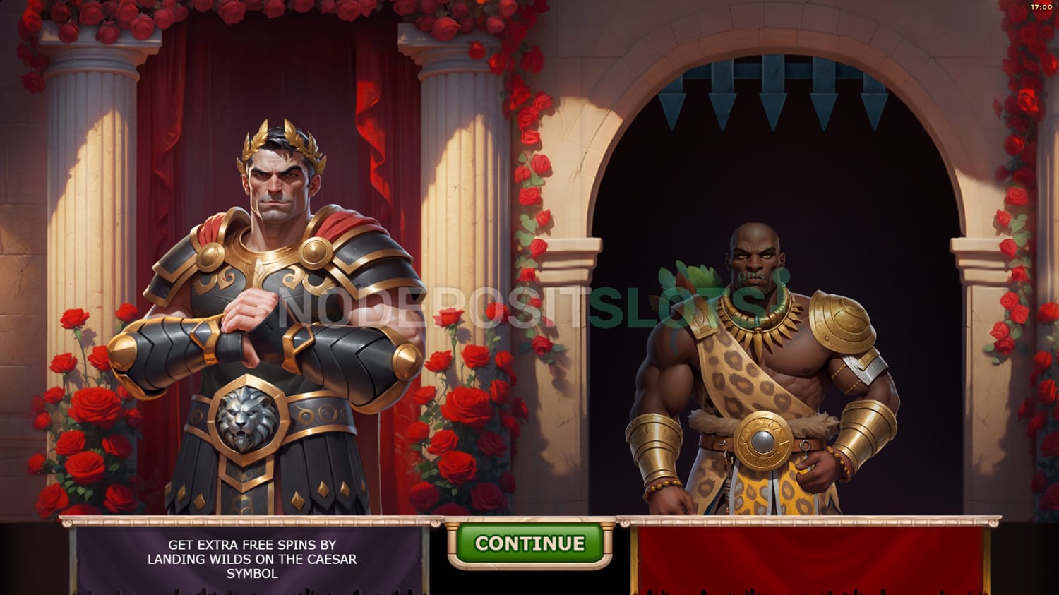 3 Gladiators vs Caesar Slot - Deathmatch Mode