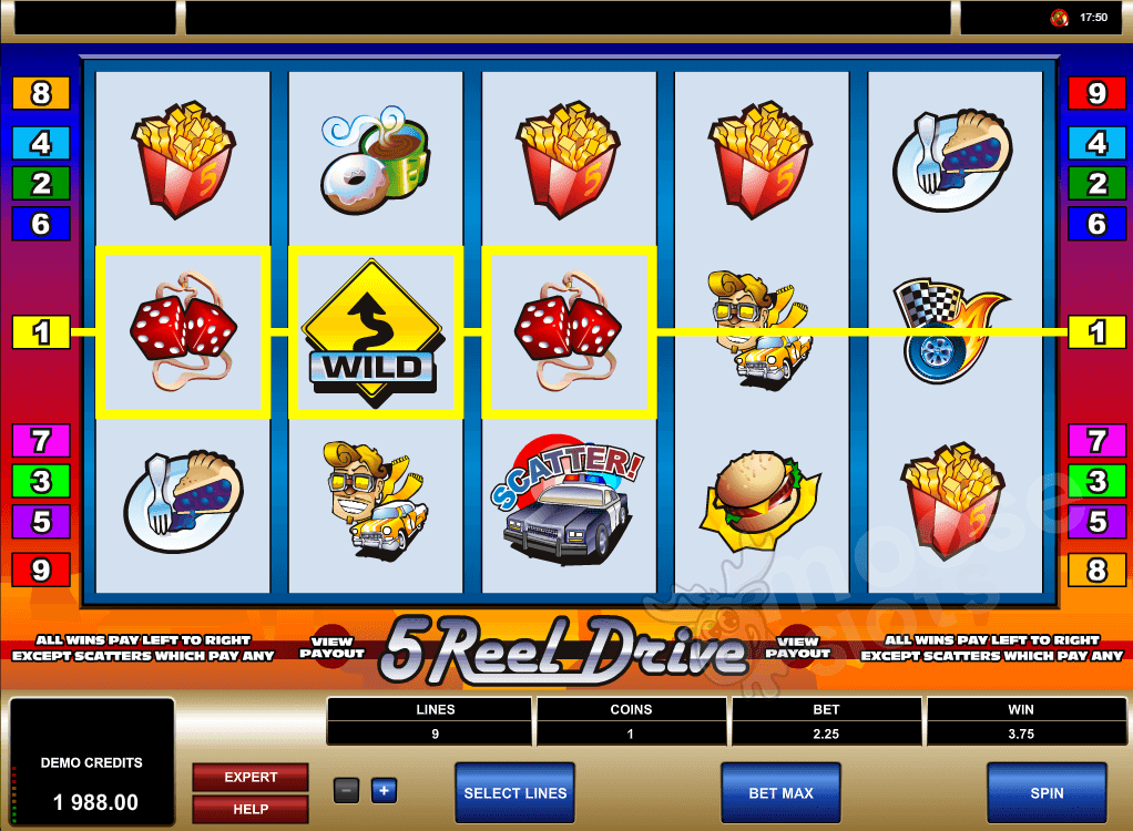 5 Reel Drive slot free spins