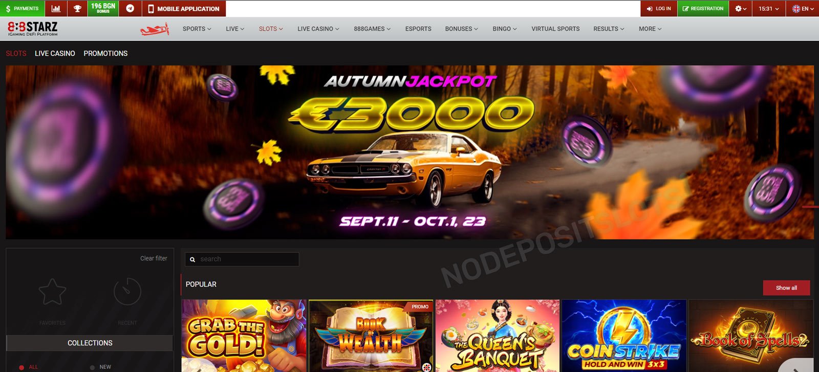 888starz Online Casino Preview