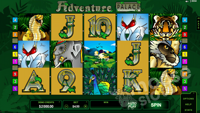 Adventure Palace slot game