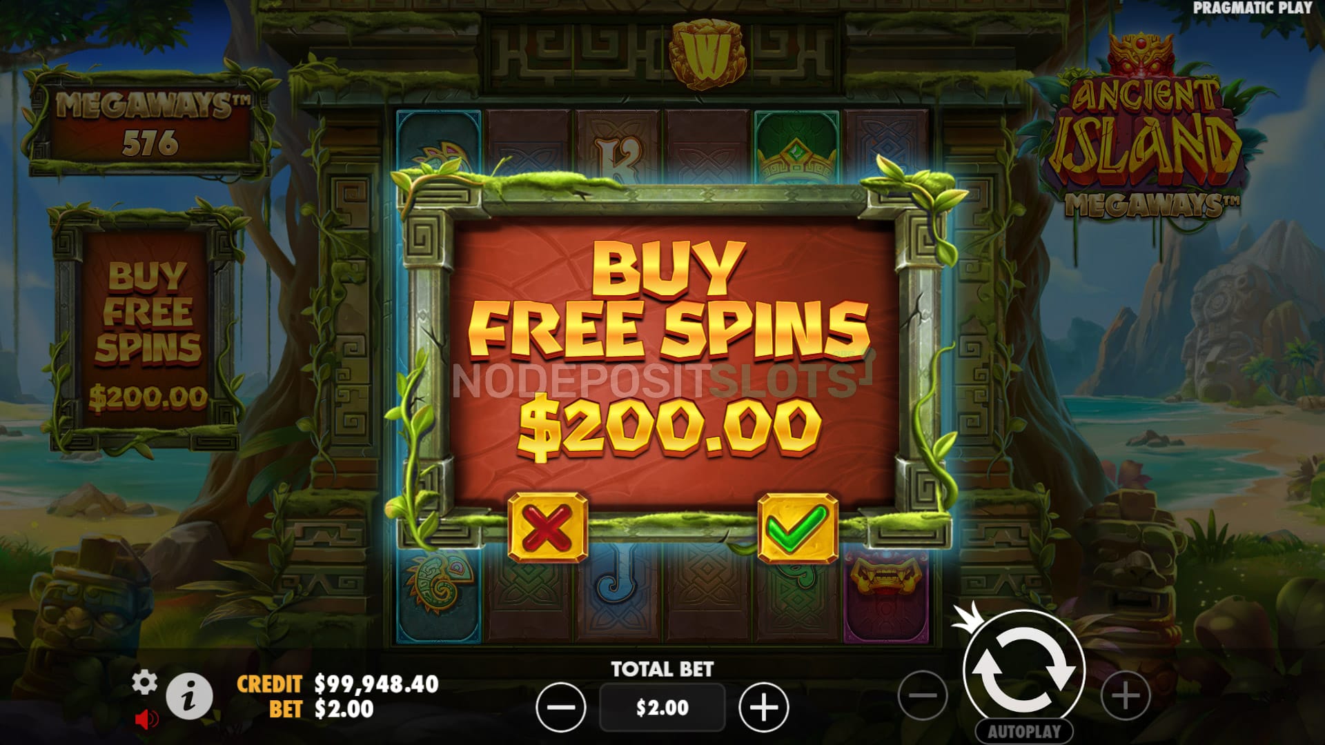 Ancient Island Megaways buy spins
