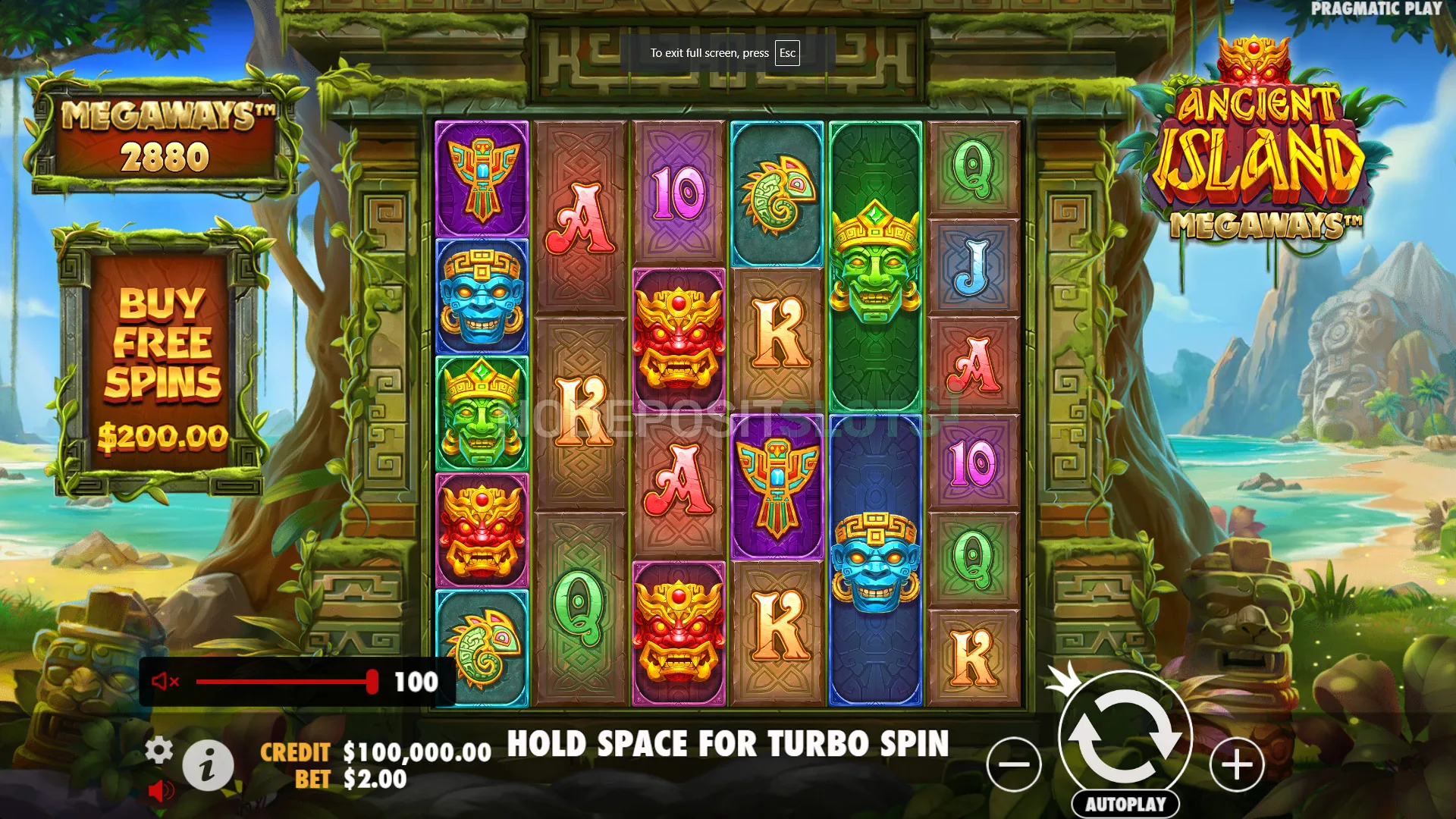 Ancient Island Megaways slot