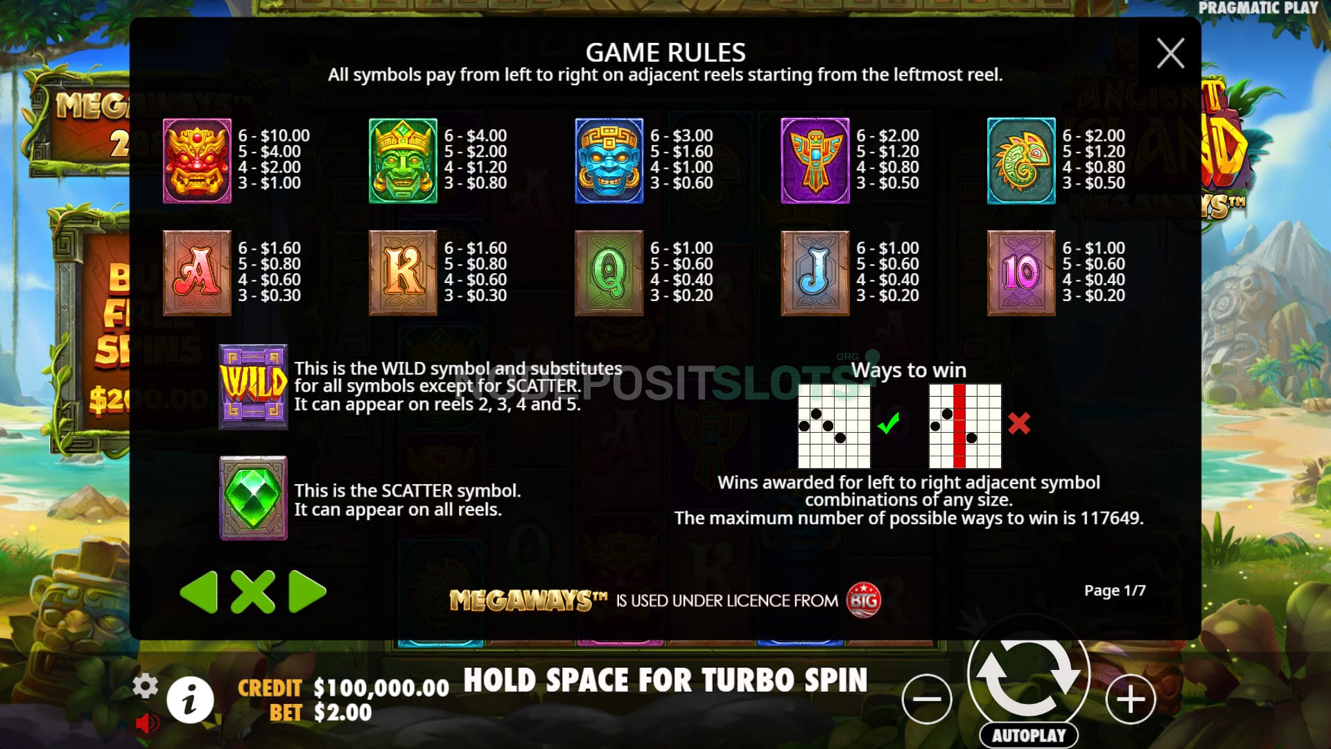 Ancient Island Megaways symbol