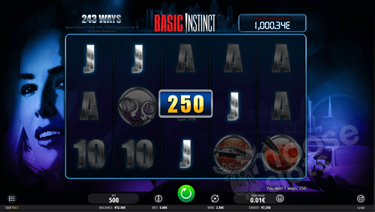 Basic Instinct slot game