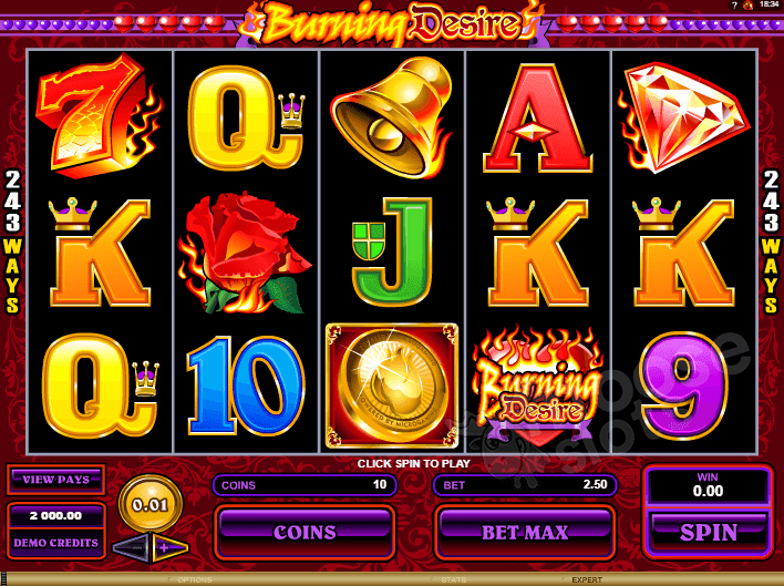 Burning Desire slot game