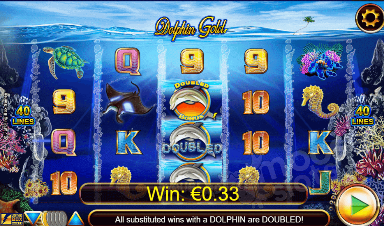 Dolphins Gold slot free spins