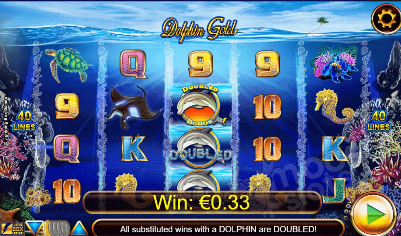 Dolphins Gold slot free spins