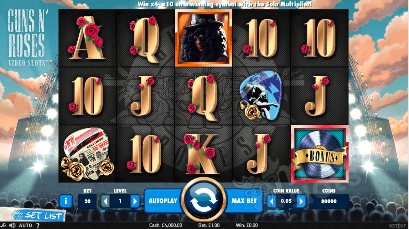 Guns N Roses slot game