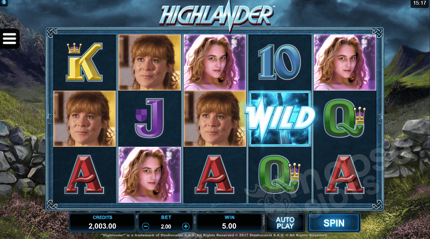 Highlander slot game