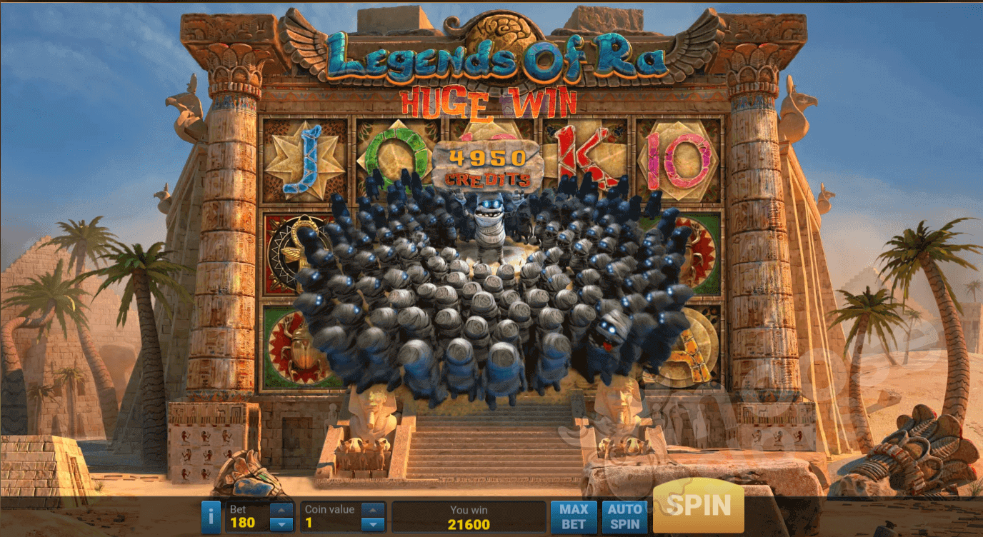 Legends of Ra slot free spins