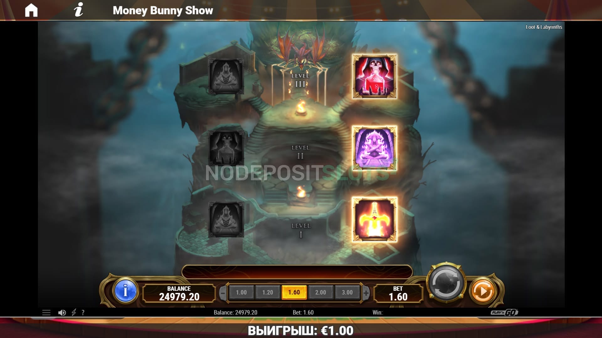 Loot & Labyrinths levels