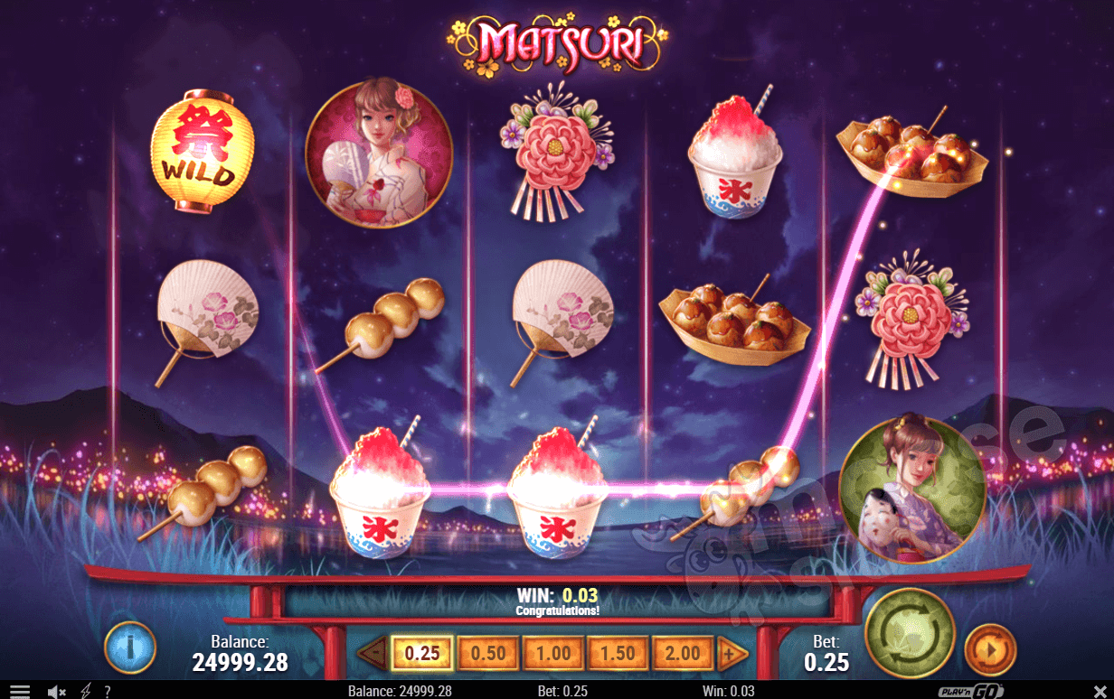 Matsuri slot game