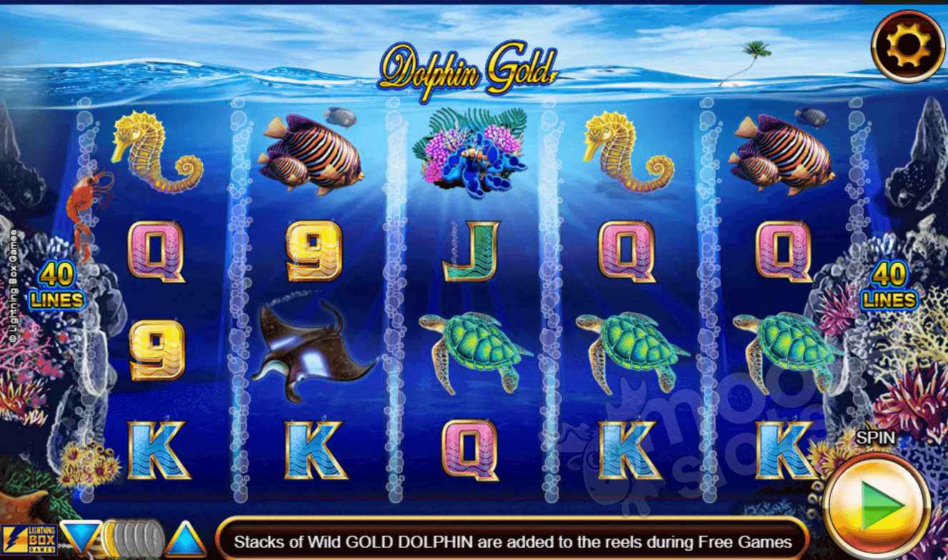 Play Dolphins Gold slot