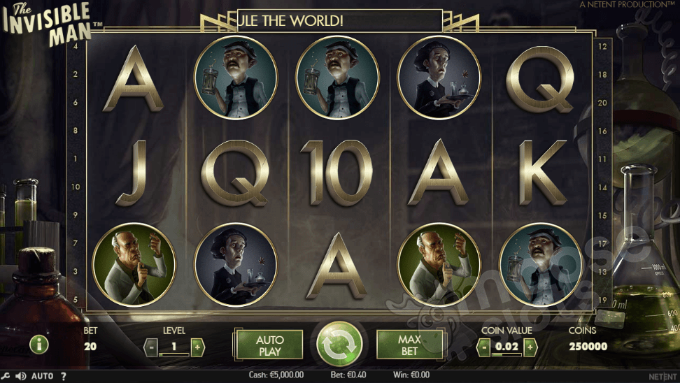 The Invisible Man slot free spins