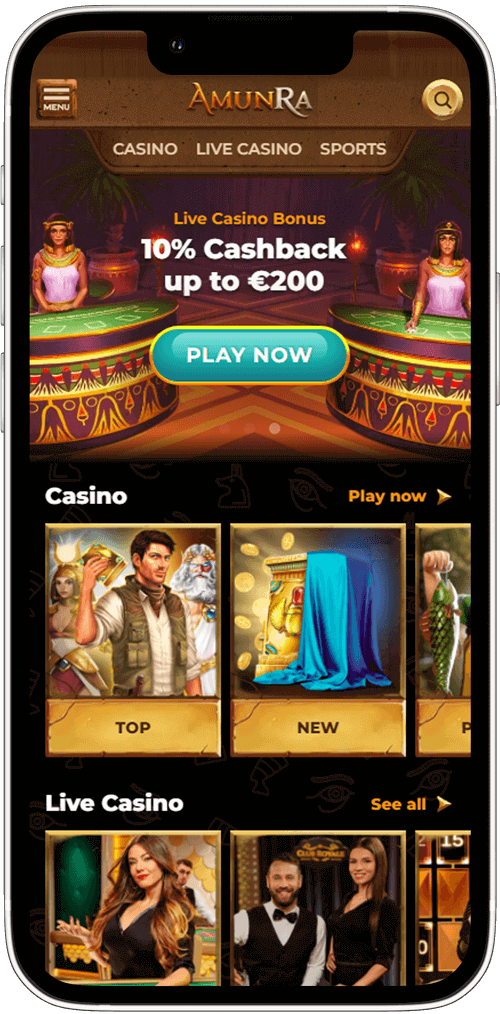 AmunRa Casino App