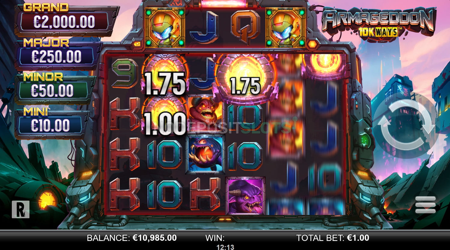 Armageddon 10k ways - Spin