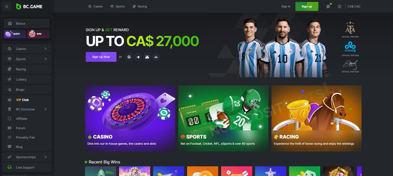 BC.Game Online Casino Preview
