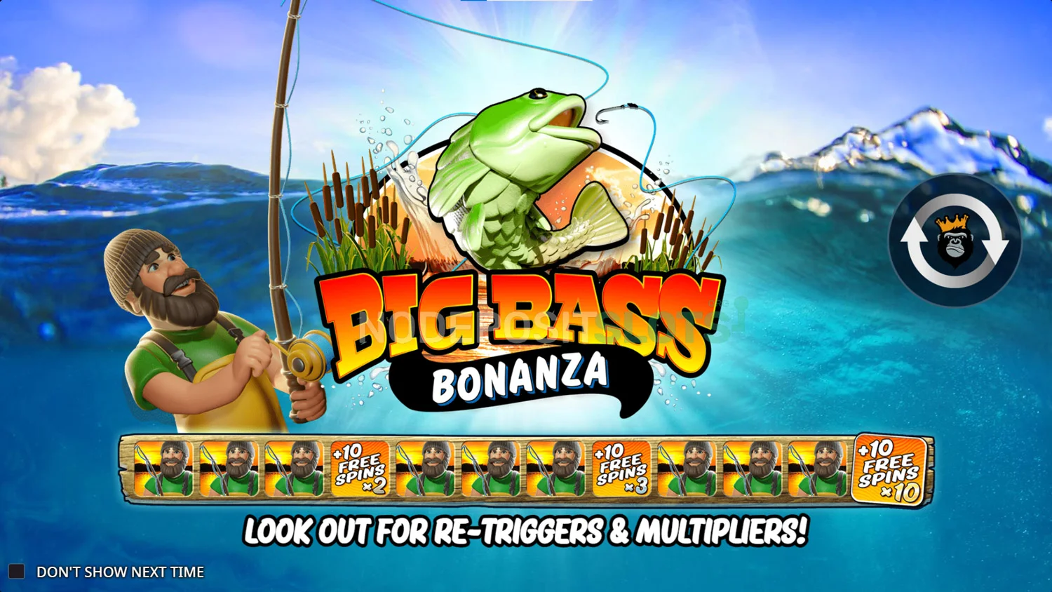 Big Bass Bonanza - slot Intro