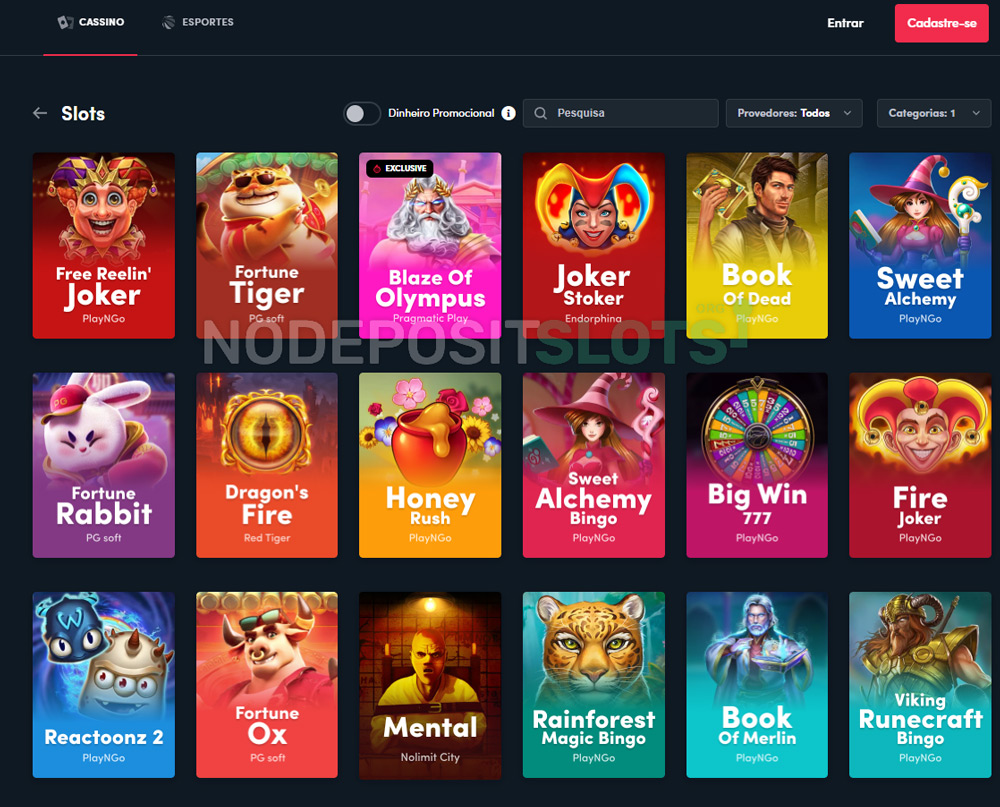 Blaze Cassino Jogos Slots