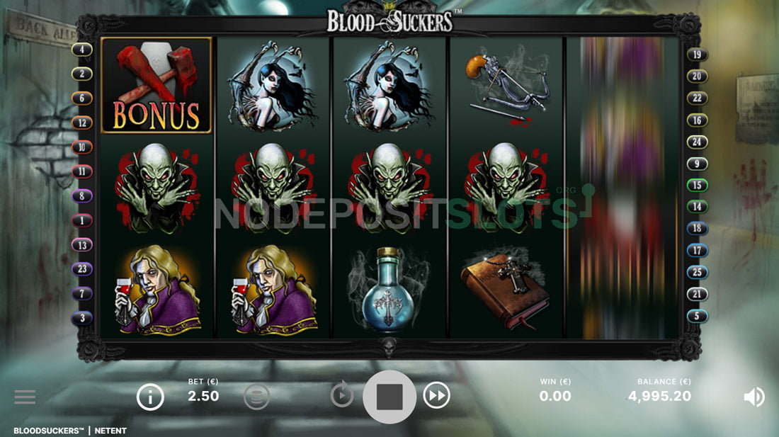 Blood Suckers Slot Symbols