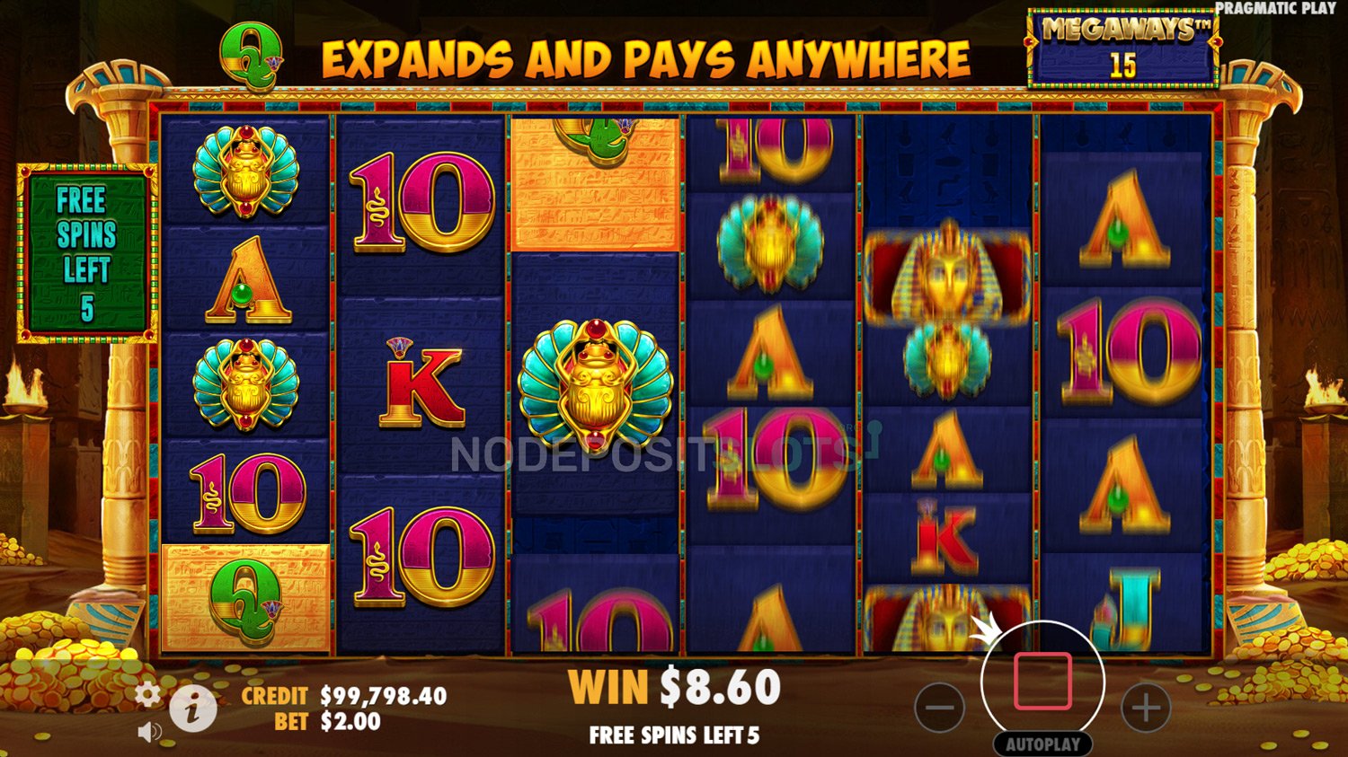 Book of Tut Megaways - Free Spins