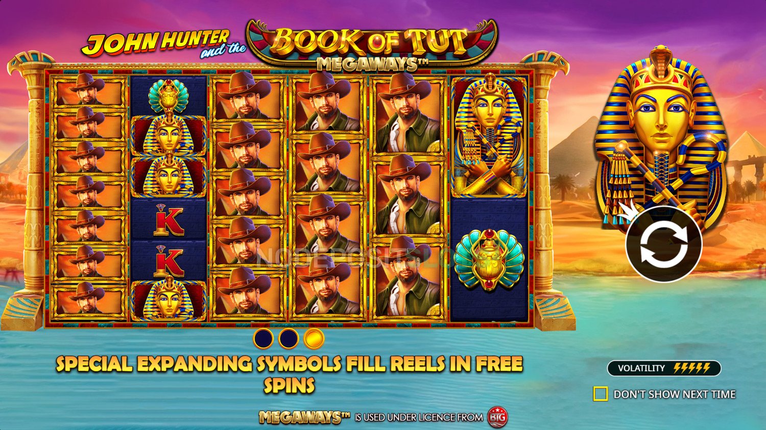 Book of Tut Megaways - Intro