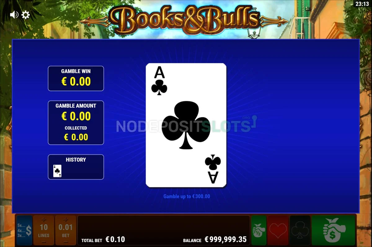 Books and Bulls Slot Gamble Function