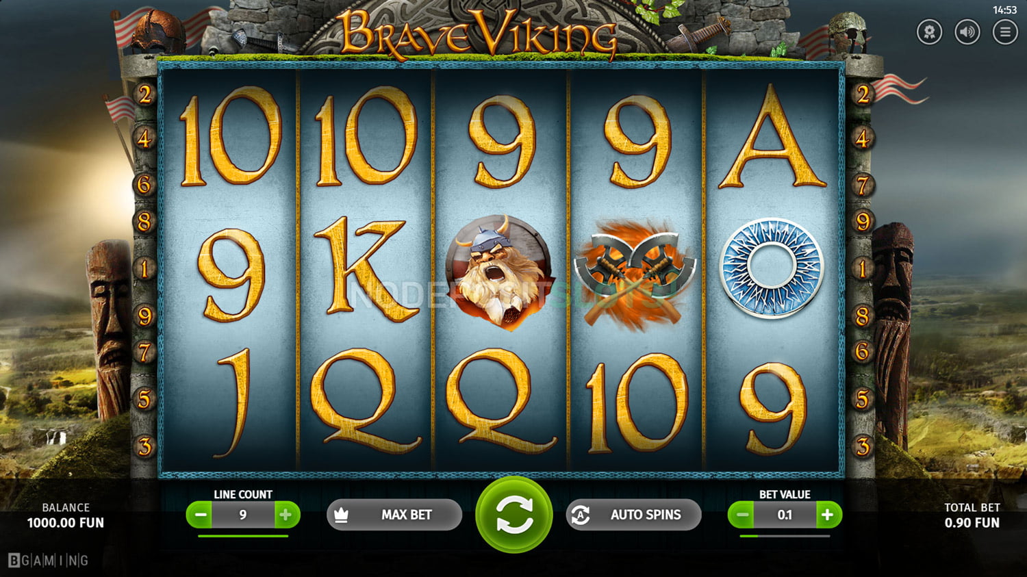 Brave Viking Slot - Symbols