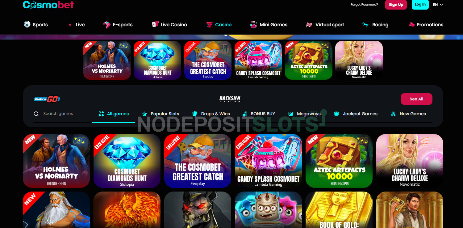 cosmobet casino game