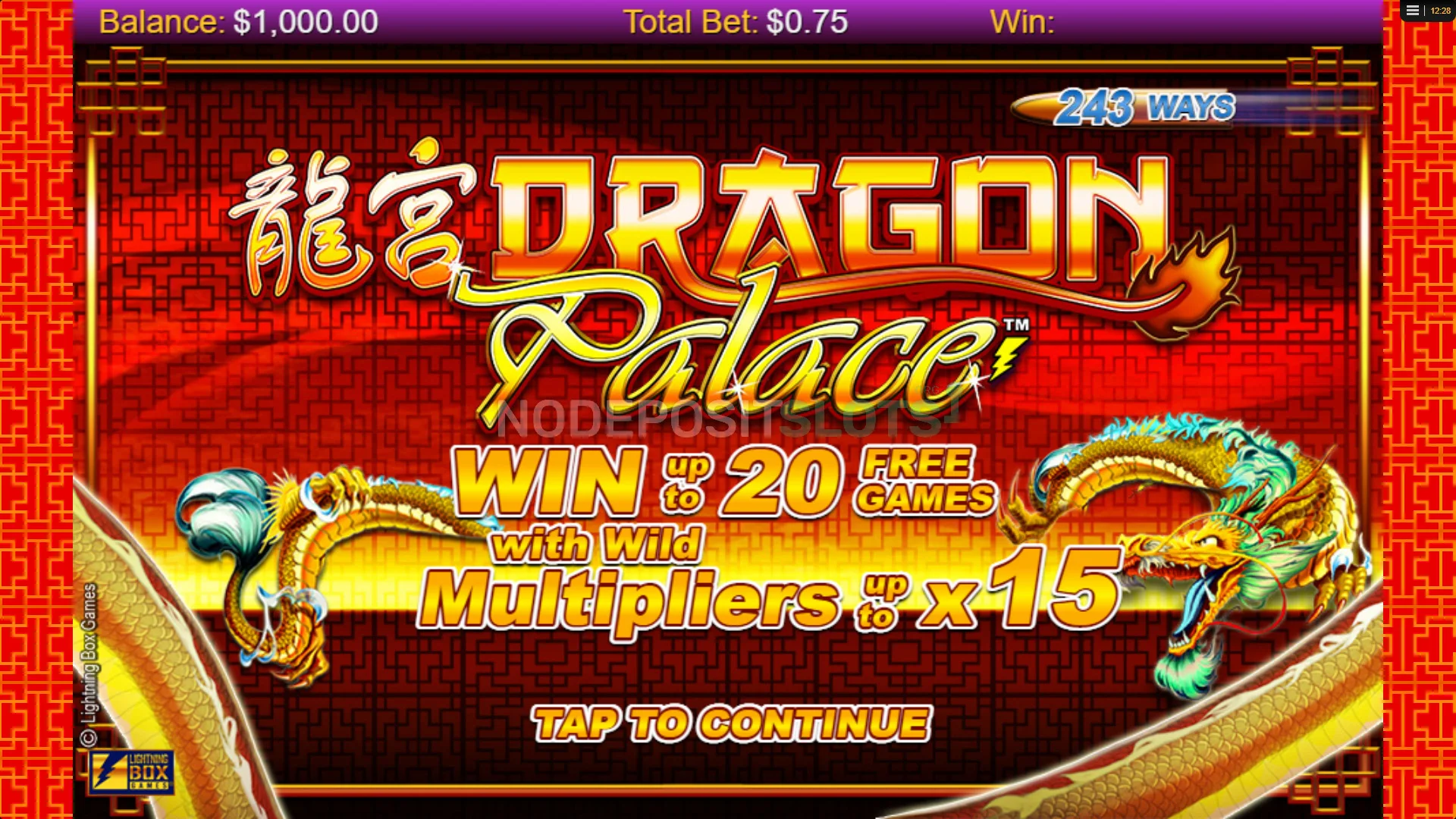 Dragon Palace Slot Intro
