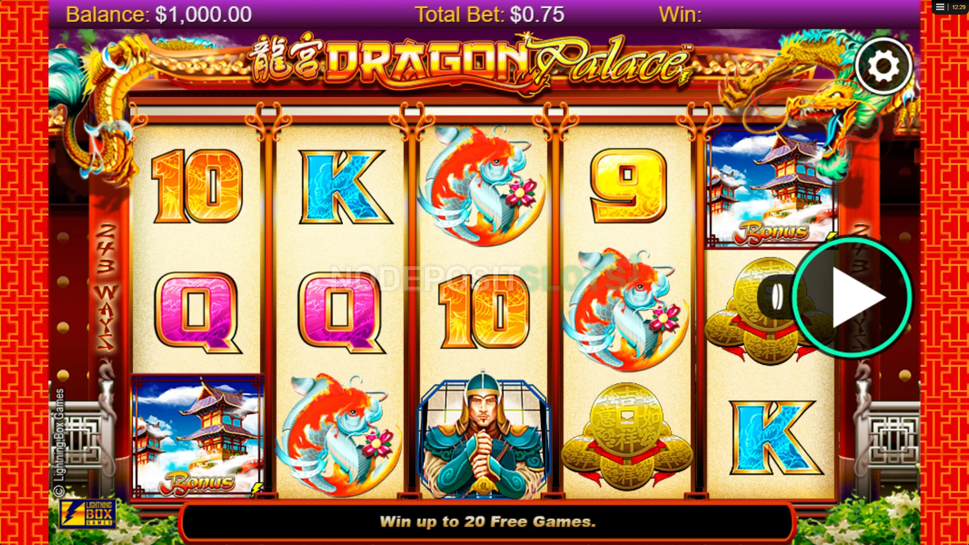 Dragon Palace Slot Symbols