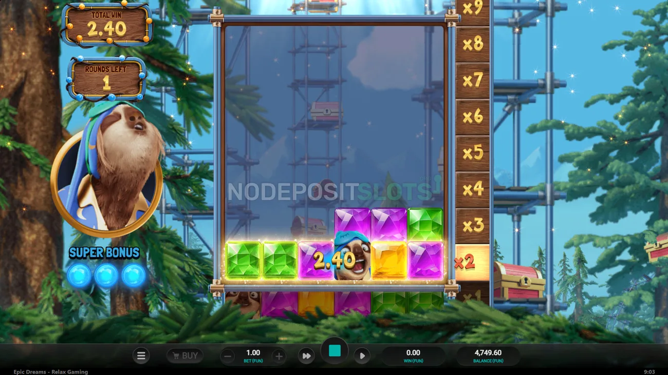 Epic Dreams Slot - Animation