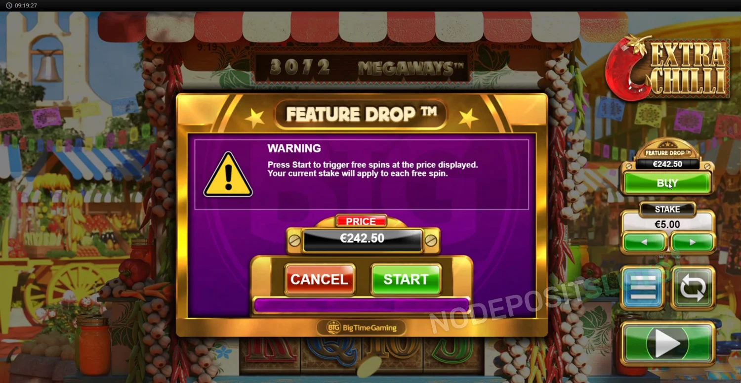 Extra Chilli Slot Megaways - Buy Option