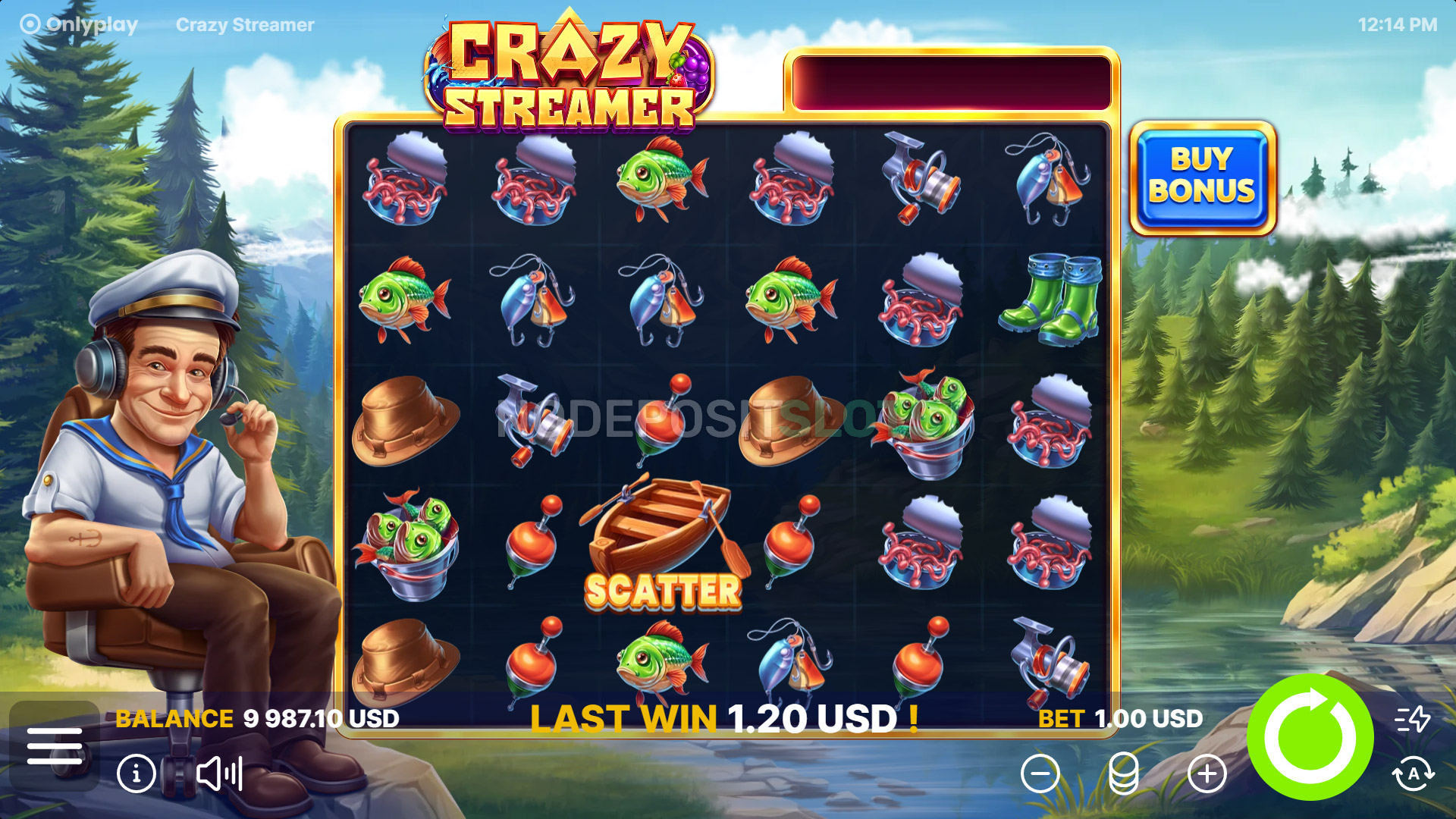 crazy streamer fishing