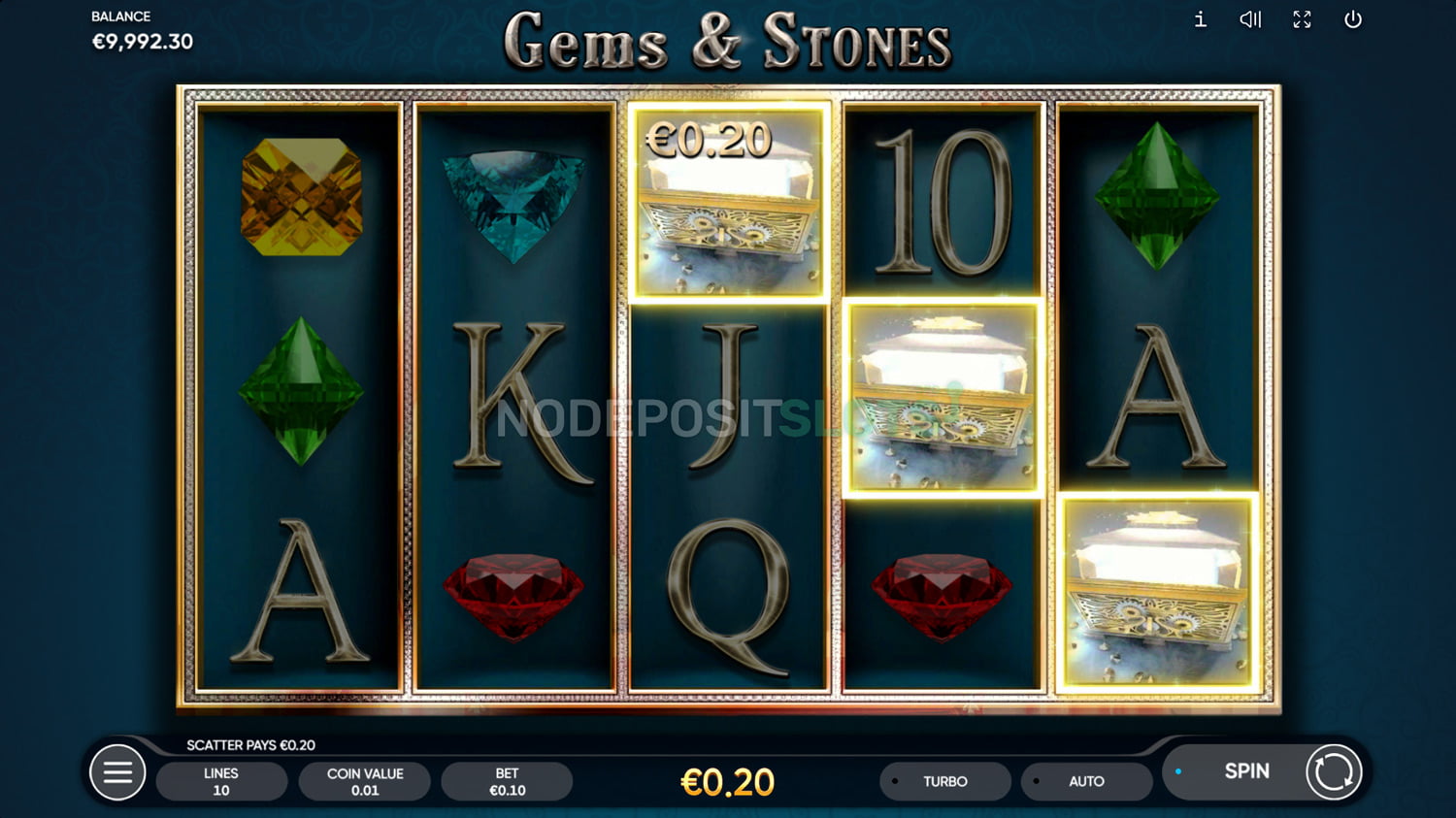 Gems & Stones Slot - Free Spins