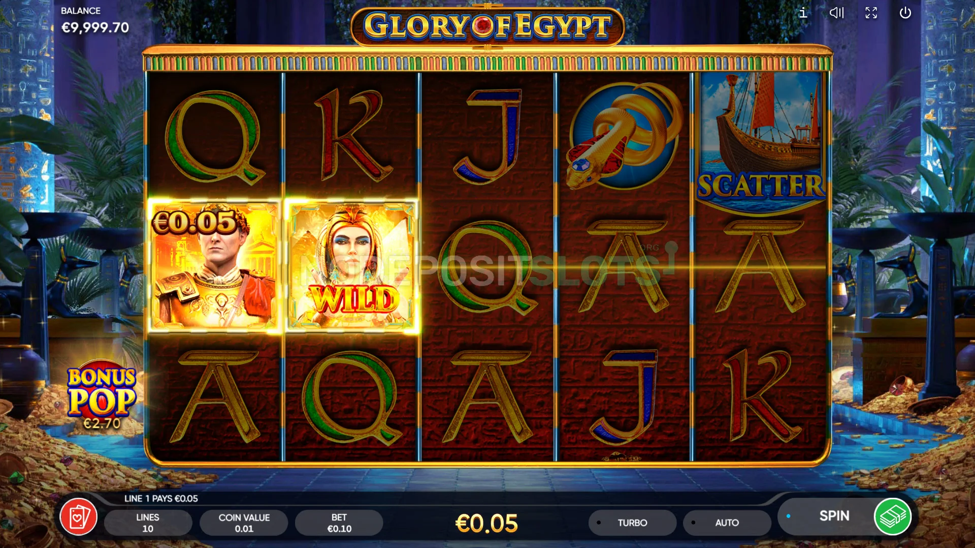 Glory of Egypt Slot Wild