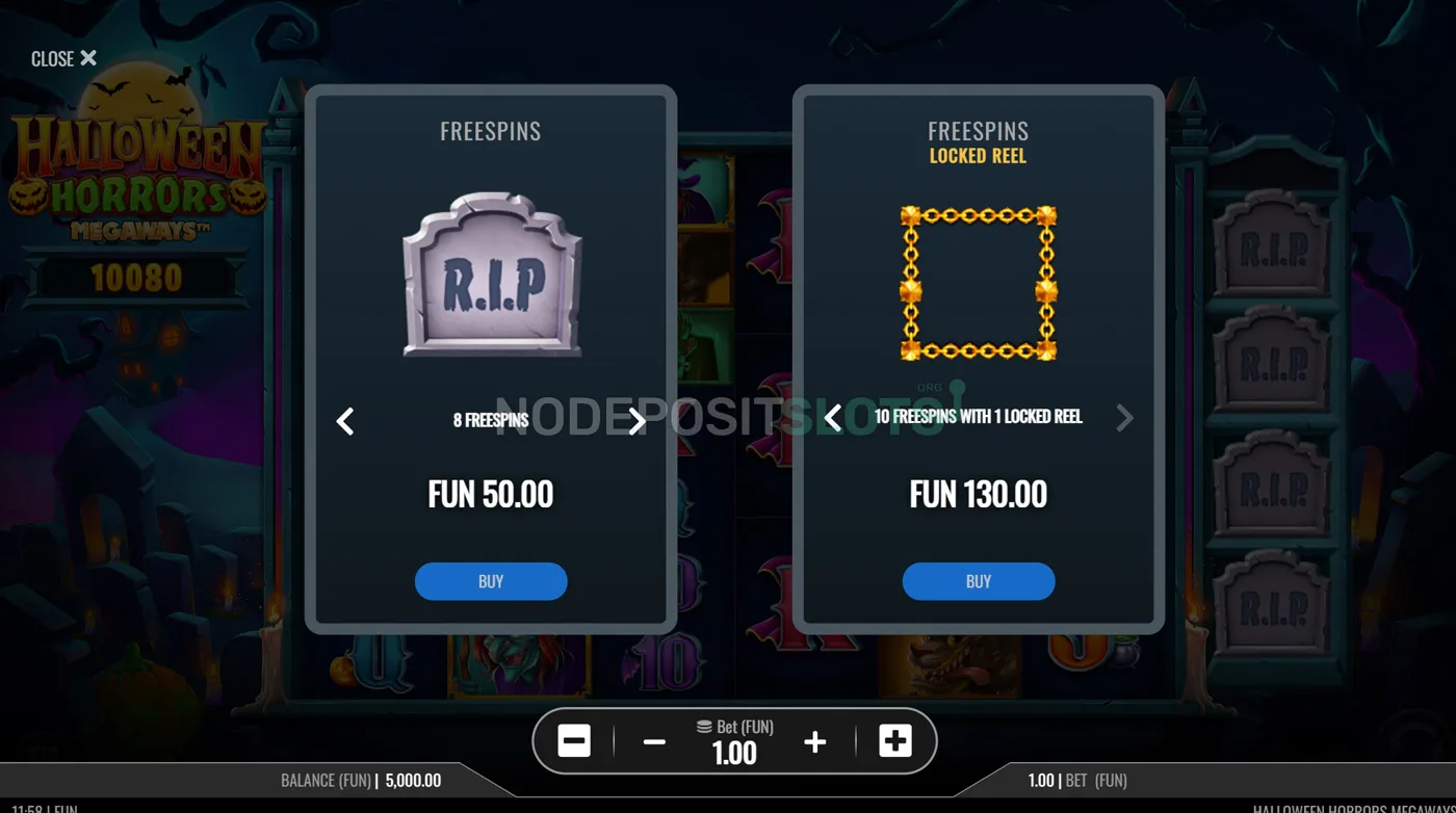 Halloween Horrors Megaways - Bonus Buy