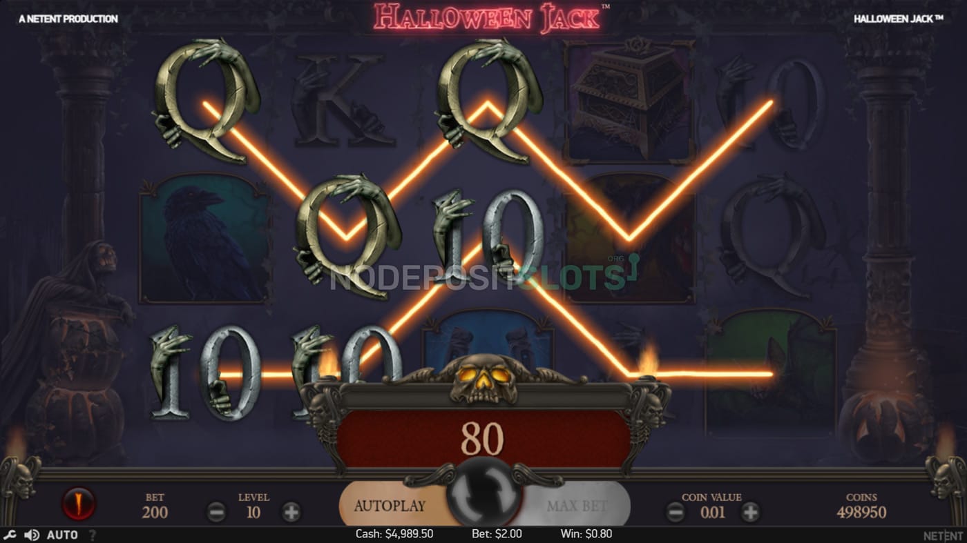 Halloween Jack - Paylines design