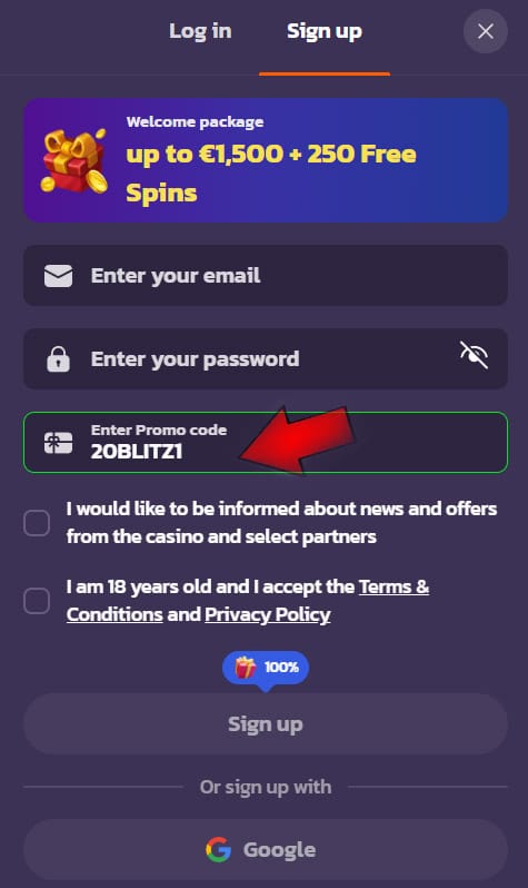 how to register coolzino casino