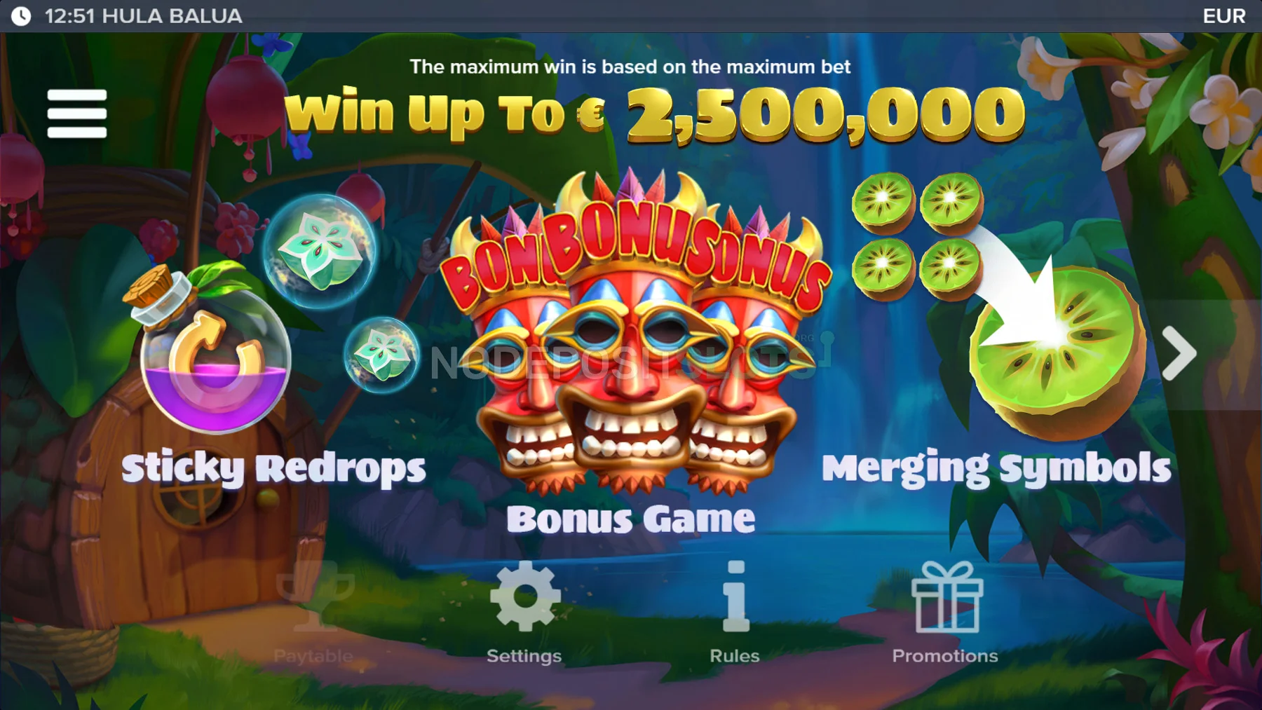 Hula Balua slot Bonus