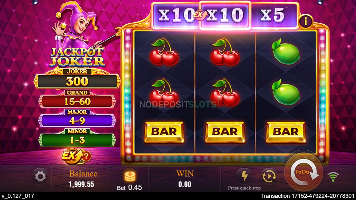 Jackpot Joker Slot - Symbols
