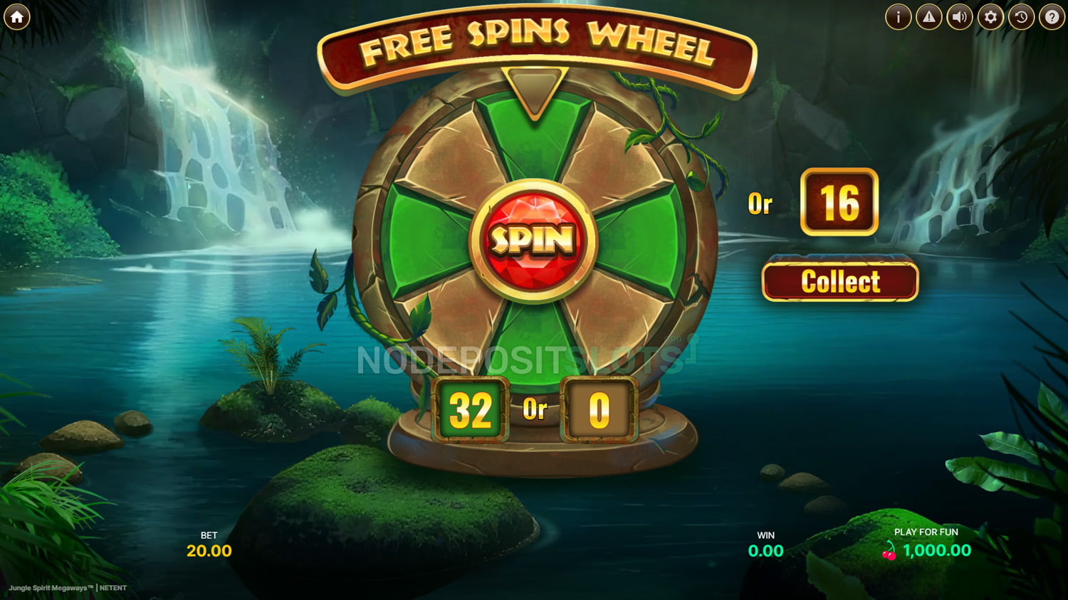 Jungle Spirit Megaways - Free Spins Wheel